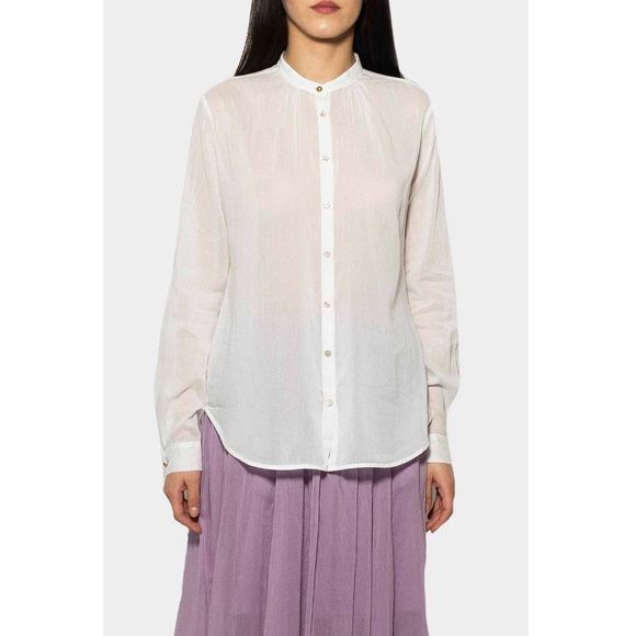 Forte Forte Button Down Blouse White Size 8 - Picture 1 of 12